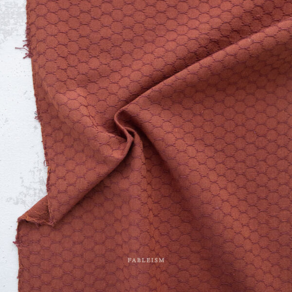 Forest Forage – Yarn Dyed Cotton – Honeycomb - Cognac