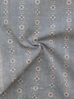 Forest Forage – Yarn Dyed Cotton – Daisies - Denim