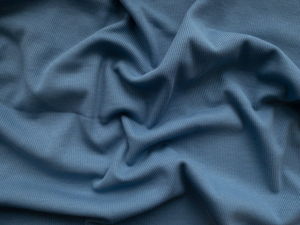 European Cotton Elastane Lycra Jersey, Solid Baby Blue Knit Fabric