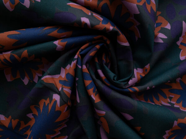 Atelier Brunette – Viscose Challis - Waterlily - Night