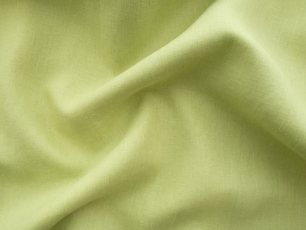 Designer Deadstock - Linen - Limeade