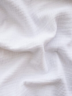 Designer Deadstock – Cotton Double Gauze – Snow