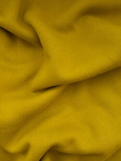 Designer Deadstock - Cotton/Polyester Fleece - Mustard