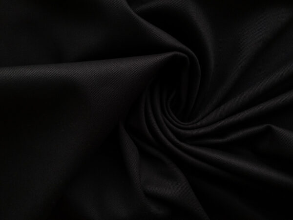 Designer Deadstock - 9oz Cotton Stretch Twill - Black