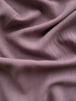 Designer Deadstock - Textured Linen/Rayon - Thistle