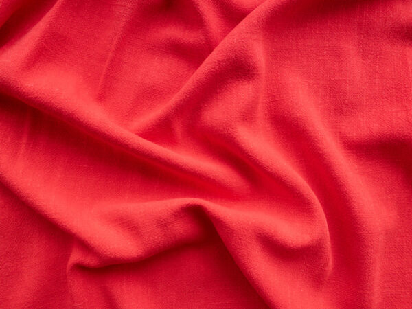 Designer Deadstock - Textured Linen/Rayon - Fruit Punch