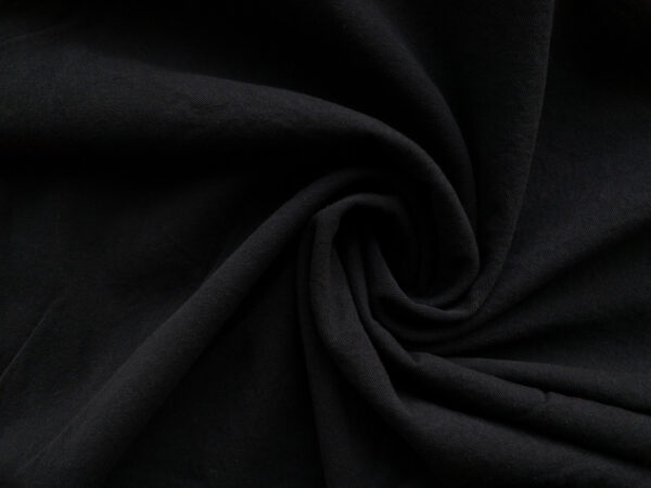 Designer Deadstock - Washed Cotton Twill - Black