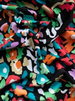Yoga Cloth - Cotton/Spandex Knit - Black - Stonemountain & Daughter Fabrics
