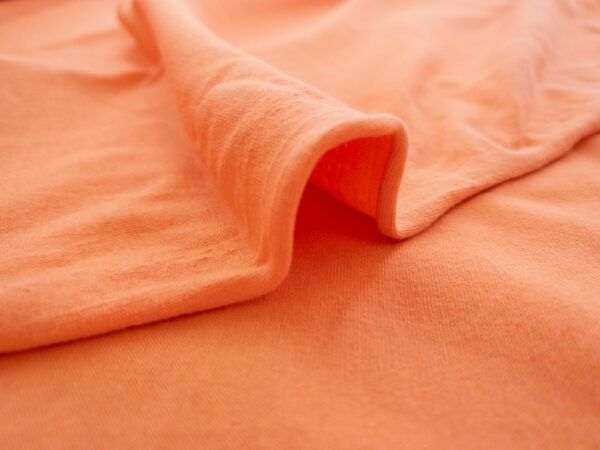 Designer Deadstock - Cotton/Spandex Jersey Knit - Creamsicle