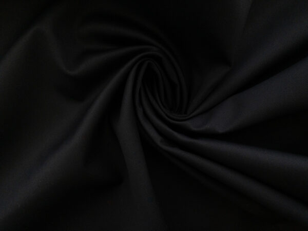 Designer Deadstock – Cotton/Polyester Twill – Black