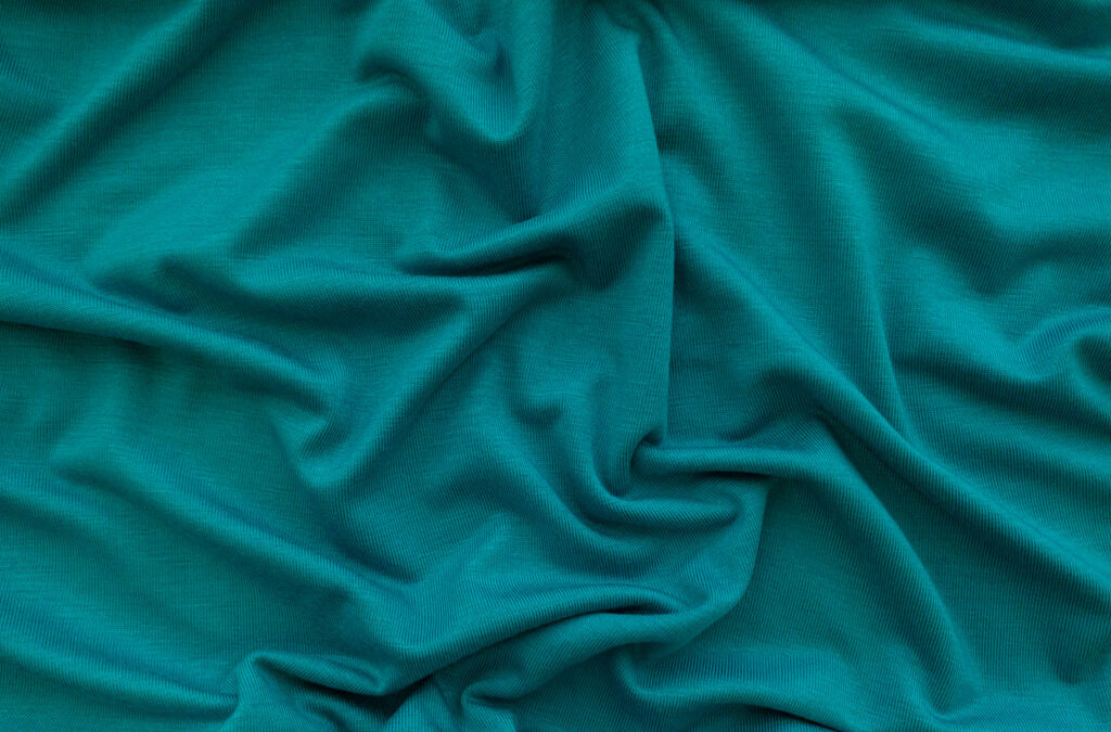 Designer Deadstock – Bamboo/Spandex Jersey – Turquoise