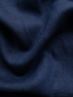 British Designer Deadstock - Yarn Dyed Linen - Indigo