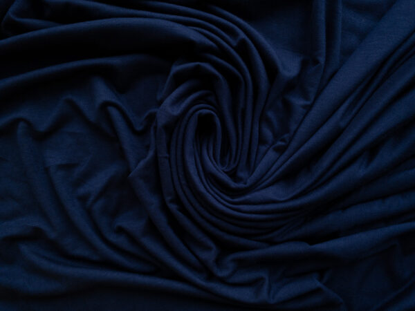 Designer Deadstock - Bamboo/Spandex Jersey - French Navy