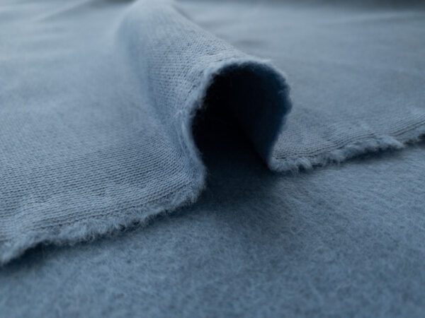 Organic Cotton Fleece – Blue Denim