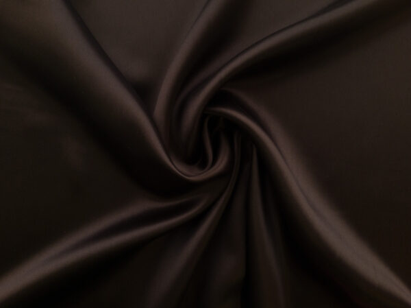 Designer Deadstock - Silk Charmeuse - Espresso