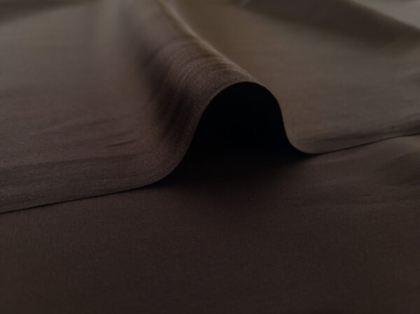 Designer Deadstock - Silk Charmeuse - Espresso