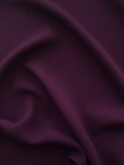 Designer Deadstock - Silk Georgette - Merlot