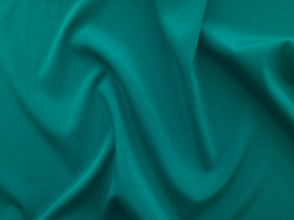 Designer Deadstock - Silk Crepe de Chine - Teal