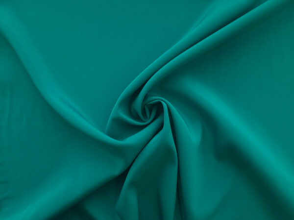 Designer Deadstock - Silk Crepe de Chine - Teal