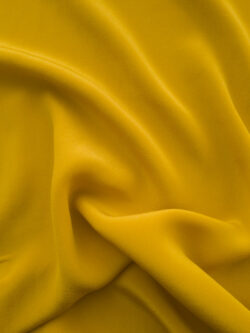 Designer Deadstock - Silk Crepe de Chine - Goldenrod