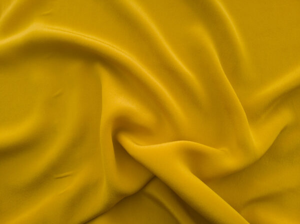 Designer Deadstock - Silk Crepe de Chine - Goldenrod