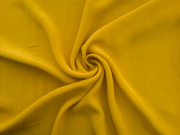 Designer Deadstock - Silk Crepe de Chine - Goldenrod