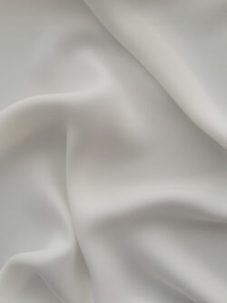 Sandwashed Heavy Silk Satin in Natural White 40MM - East & Silk