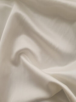 Designer Deadstock - Silk/Cotton Satin - White