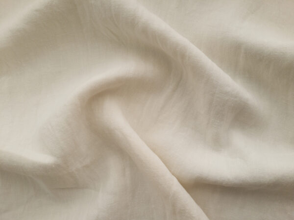 Solid Washed Linen - Ivory