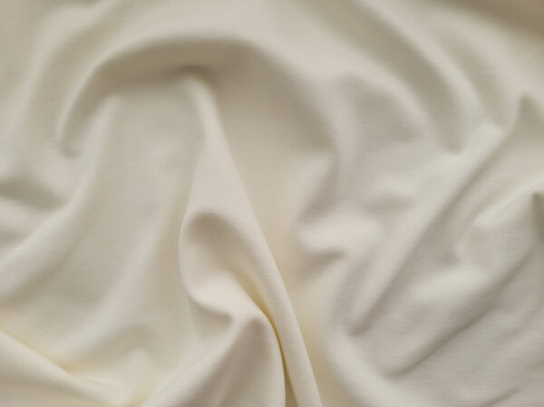Designer Deadstock – Rayon/Nylon Premium Ponte Double Knit – Classic White