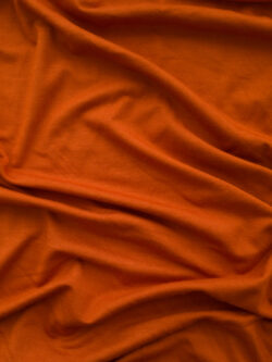Designer Deadstock - Bamboo/Spandex Jersey - Burnt Orange