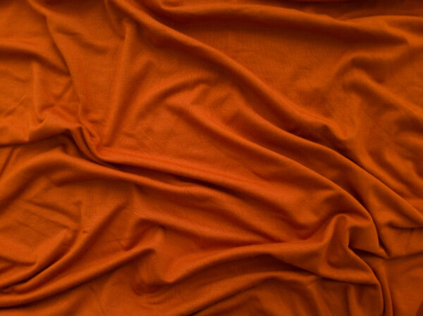 Designer Deadstock - Bamboo/Spandex Jersey - Burnt Orange