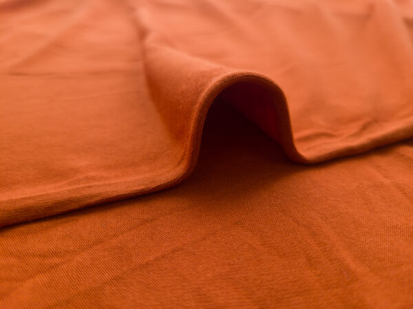 Designer Deadstock - Bamboo/Spandex Jersey - Burnt Orange