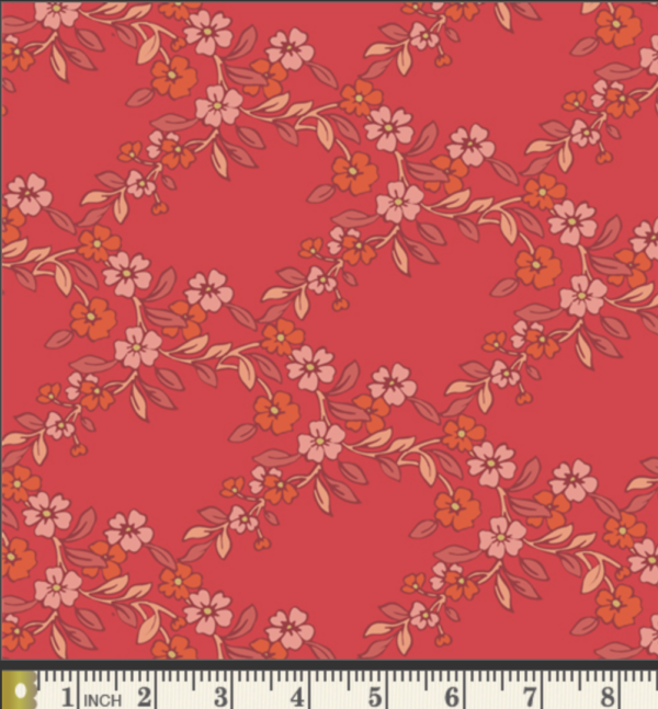 AGF - Cotton Flannel - The Flower Fields - Charming Arbor Hibiscus