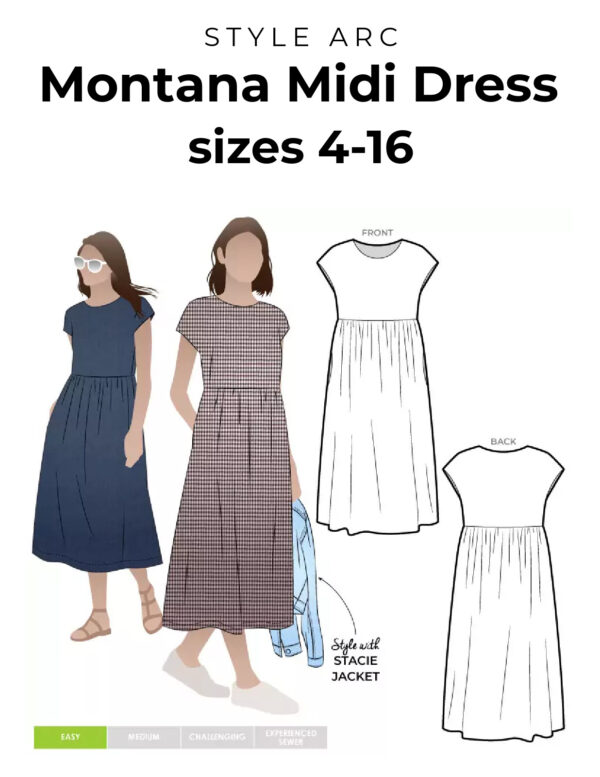 Style Arc Montana Midi Dress 4–16