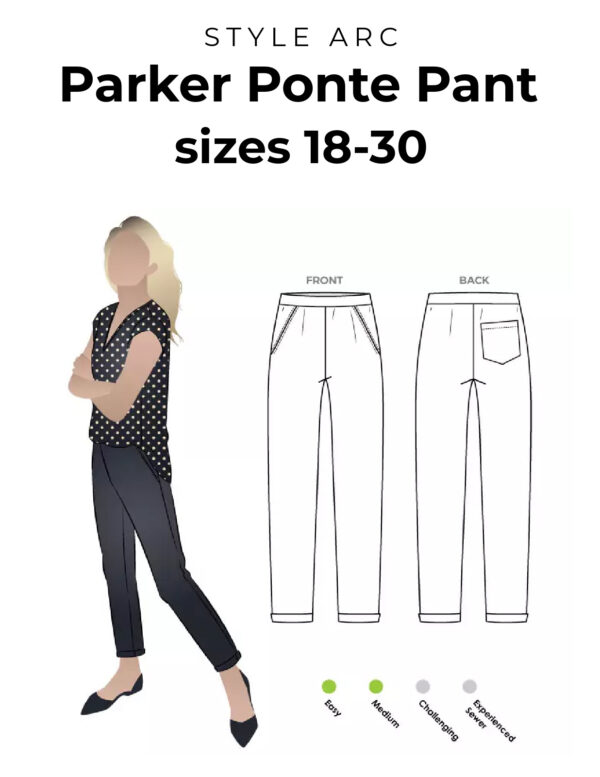 Style Arc Parker Ponte Pant 18–30