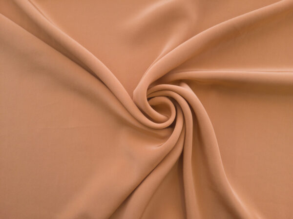 Designer Deadstock - Silk Crepe de Chine - Peach Fuzz