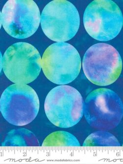 Quilting Cotton - Gradients Auras - Big Dots - Sapphire