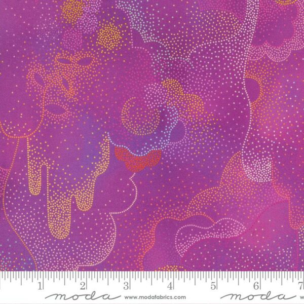 Quilting Cotton - Gradients Auras - Pointalism Blender - Amethyst