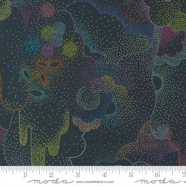 Quilting Cotton - Gradients Auras - Pointalism Blender - Onyx