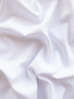 Pima Cotton Crepon Voile - White