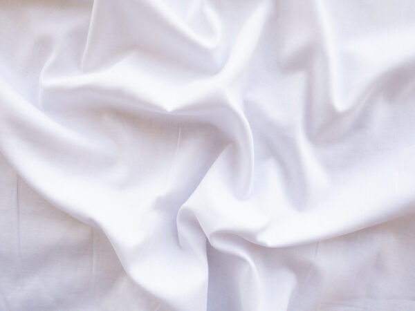 Pima Cotton Crepon Voile - White