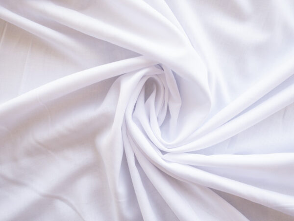 Pima Cotton Crepon Voile - White