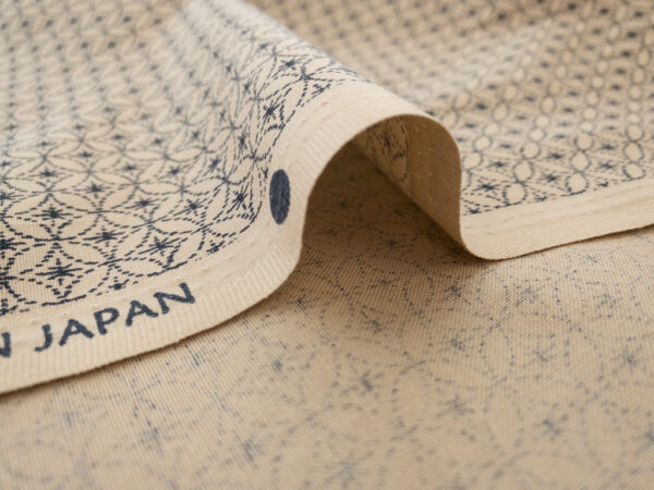 Japanese Cotton Sheeting - Shippou Star - Natural