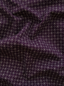 Japanese Cotton Sheeting – Shippou Star – Purple