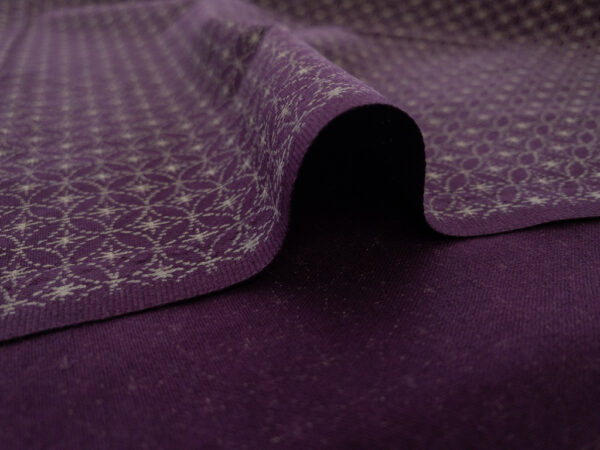 Japanese Cotton Sheeting – Shippou Star – Purple