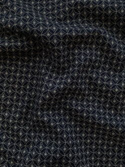 Japanese Cotton Sheeting – Shippou Star – Navy