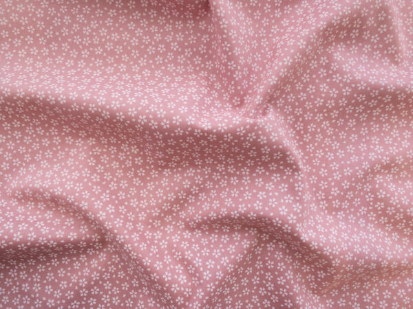 Japanese Cotton Sheeting - Tiny Floral - Pink