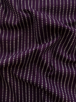 Japanese Cotton Sheeting – Dot Stripe – Purple