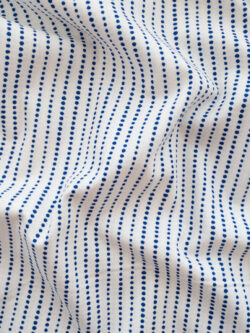 Japanese Cotton Sheeting – Dot Stripe – White